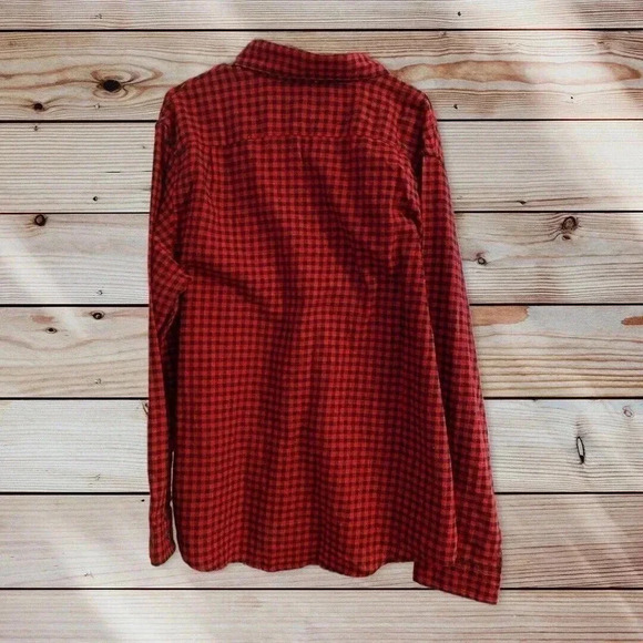 Long Sleeve Flannel Shirt Goodfellow Mens Size Large - Picture 2 of 2